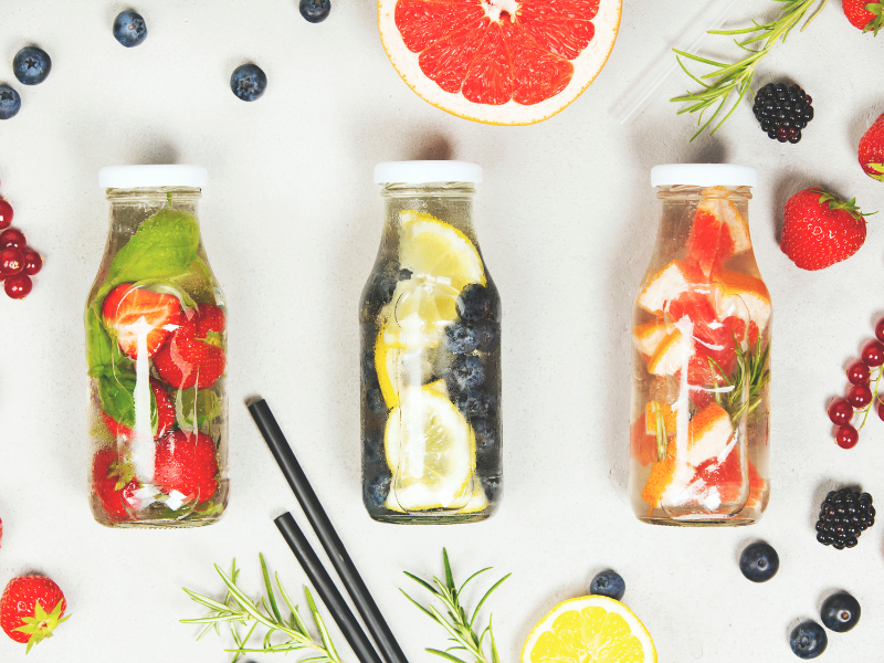 Integrate detox water into your lifestyle